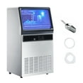 thumbnail image 1 of KFFKFF Commercial Ice Maker Machine, 130Lbs/24H with 33Lbs Storage, 45 Cubes per Cycle, Stainless Steel Freestanding & Under Counter Ice Maker, 1 of 9