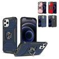 thumbnail image 4 of For Samsung Galaxy S24 Plus /S24+ Armor Hybrid with Ring Holder Kickstand Shockproof Heavy-Duty Durable Rugged Dual Layer Cover ,Xpm Phone Case [ Blue ], 4 of 10