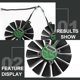 thumbnail image 3 of 1 par de ventilador de video GPU 95mm 4 pines Ventilador de refrigeración compatible con T129215SM, 3 of 5