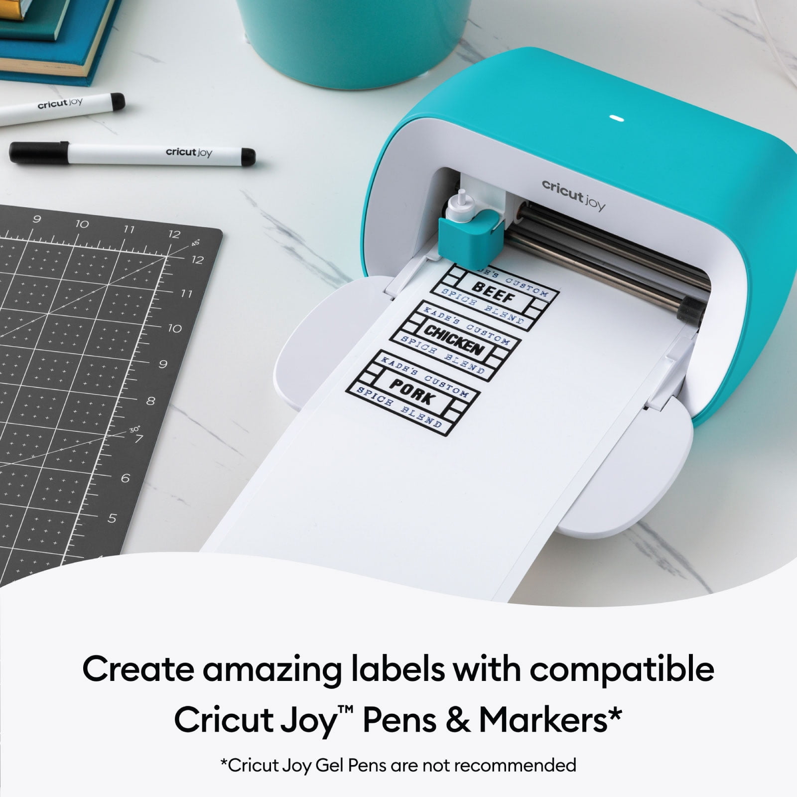 Cricut Joy Machine DIY Card Making Bundle - Sampler Insert Cards, Mat, Gel Pens