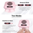 thumbnail image 4 of Secador de uñas Air Gegong 300 W Timing Warm & Cool Wind Pink, 4 of 7