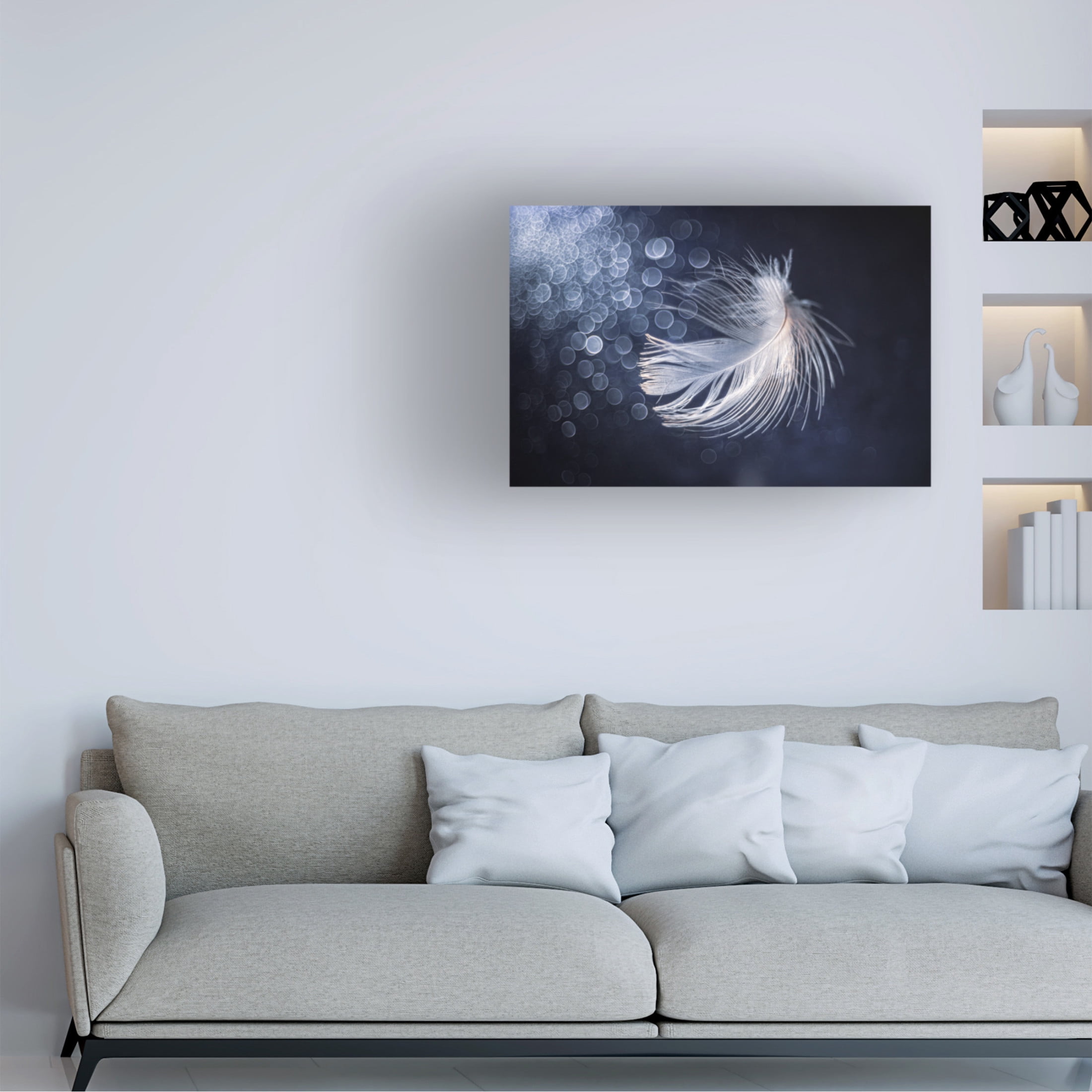 Canvas Wall Art - Igor Kopcev 'Placidity' Wall Art for Living Room, Bedroom, or Office Décor by Trademark Fine Art - 32 x 22 Inches