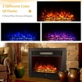thumbnail image 5 of YODOLLA 28.5" Fireplace Electric Embedded Insert Heater with Remote Control and Timer, 5 of 10