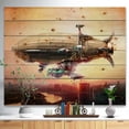 thumbnail image 2 of Design Art - Ballon Dirigeable dans le Ciel au-Dessus de la Ville, 2 of 5