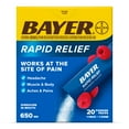 thumbnail image 4 of Bayer® Rapid Relief, Fast Acting Headache Relief, Muscle and Body Pain Reliever, 20ct, 4 of 12