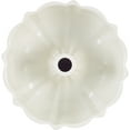 thumbnail image 3 of GoodCook Everyday Nonstick Steel Fluted Tube Pan , 9.5", White and Red, 3 of 5