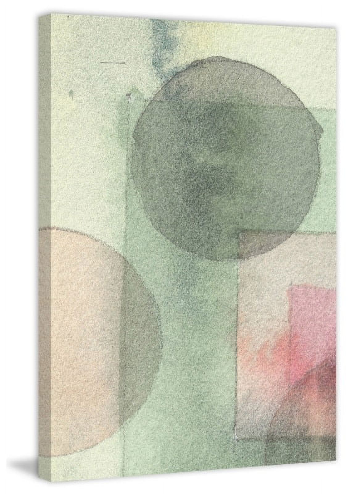 "Shapes Decide" Painting Print on Wrapped Canvas