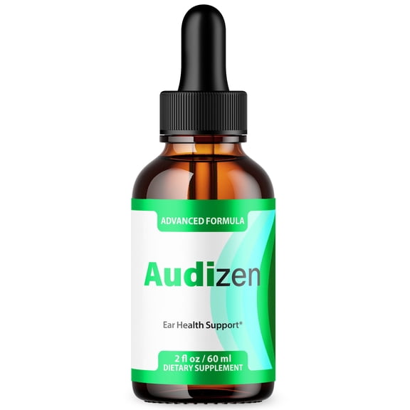 Audizen Ear Health Support Drops Natural Formula Healthy Hearing Supplement 30 Servings