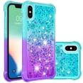 thumbnail image 1 of Funda para iPhone X/iPhone XS Transparente con Brillos Carcasa Protectora Antigolpes con Glitter Brillante, 1 of 5