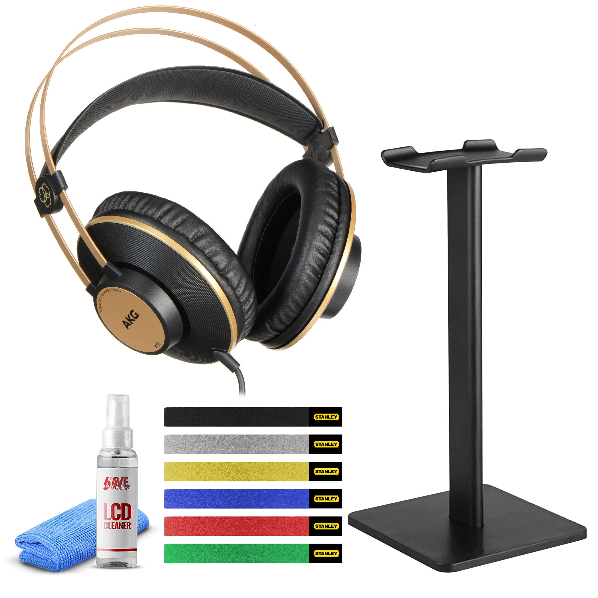 AKG Pro Audio K92 OverEar, ClosedBack Studio Headphones Matte Black