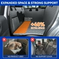 thumbnail image 2 of Dog Hammock for Car with Hard Bottom，52* 25 * 22.4“ Dog Car Seat Cover for Back Seat Waterproof for Cars/SUV, Gray, 2 of 7