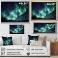 thumbnail image 4 of Designart "Nursery Adorned with Colorful Cute Animals IV" Oversized Landscapes Framed Wall Art - Traditional Green Northern Lights Entryway Framed Wall Art, 4 of 6