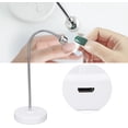 thumbnail image 5 of Lámpara de uñas UV LED, secador de uñas profesional USB de 3 W con cuello de cisne giratorio de 360°, lámpara de curado de esmalte de uñas de gel portátil de secado rápido, batería incorporada d, 5 of 5