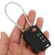 thumbnail image 5 of Cable de seguridad aprobado por la TSA Candados para equipaje Candados de combinación de contraseña de 3 dígitos (Negro), 5 of 5