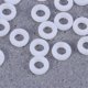thumbnail image 2 of 20 pares de 40 anillos antideslizantes de silicona para gafas, retenedores redondos y cómodos, para niños y adultos (blanco semitransparente)., 2 of 8