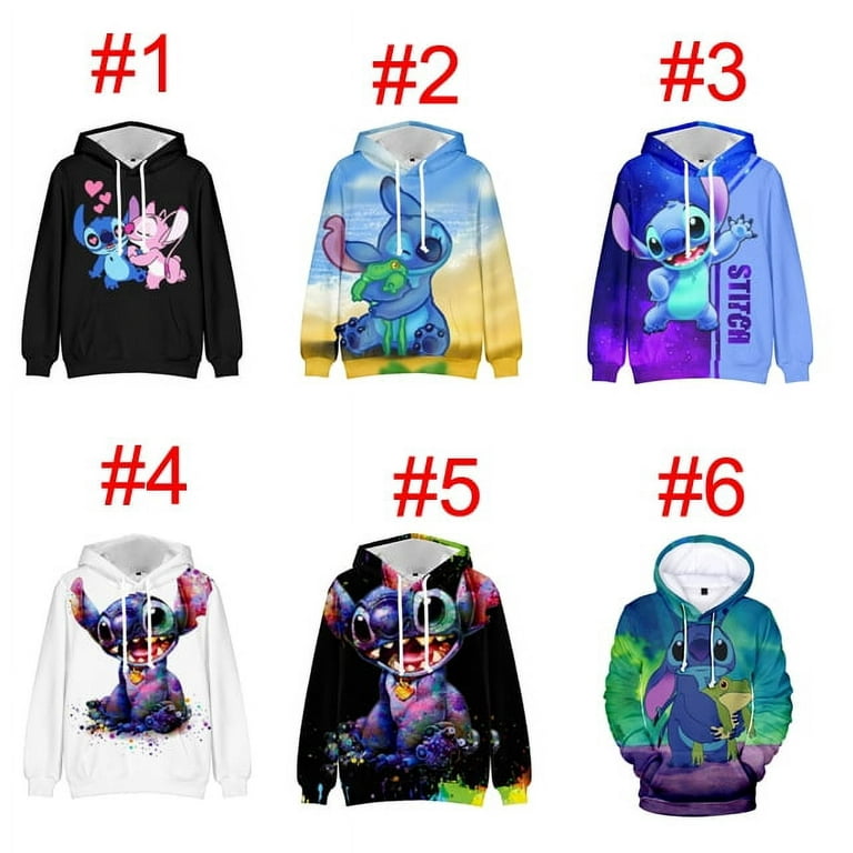 Stitch Custom Name Hoodie 3D Style Gift For Men And Women