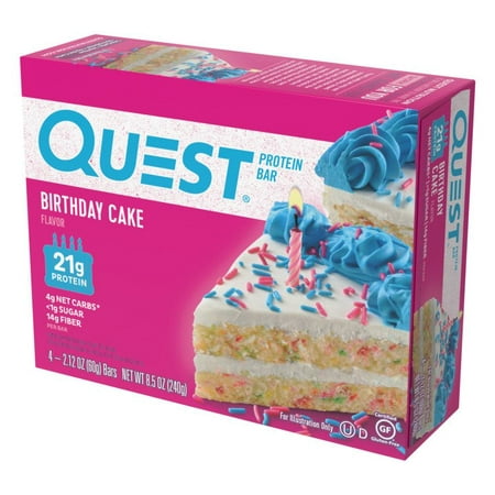 Quest Products Quest Birthday Cake 4pk (Best Vegan Birthday Cake)