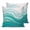 Teal, variant on 14x14 Pillow Covers Set of 2, Teal Waves Abstract Throw Pillow Covers Decorative Couch Cushion Case, Gradient Fluid Water Ripple Microfiber Square Pillowcases for Bedroom Car Living Room