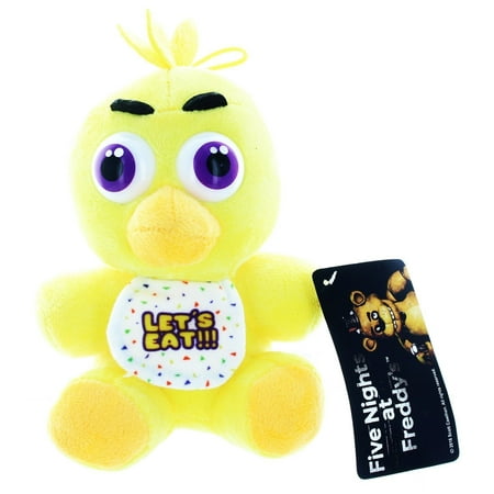 Funko Chica Five Nights at Freddys Collectible Plush, 6-Inch, Funko Chica Plushie! By FNAF