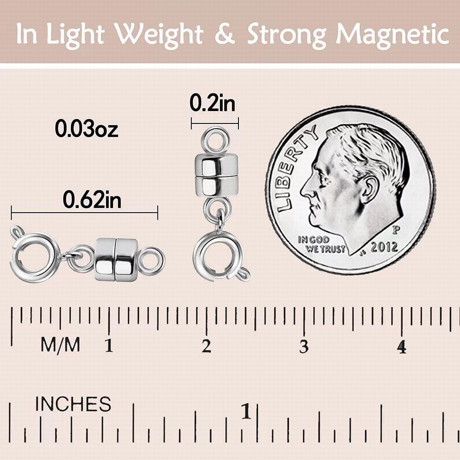 Clearance Handmade buttons under $7,20 Pack Necklace Clasps And Closures. Necklace Jewelry Extender With Strong Magnet. Necklace Clasp For Jewelry Necklace Bracelet Making. Gold And Silver Plat