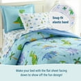 thumbnail image 6 of Wildkin Kids 5 Pc Twin Cotton Bed in a Bag for Boys & Girls (Dinosaur Land Blue), 6 of 6
