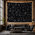 thumbnail image 5 of Animal Print Consists With Numerous Charcoal Spots Varying, Mystical Fantasy for Space Lovers, Galaxy Room Decor, Housewarming Gift, Tapestry Wall Hanging for Bedroom and Dorm, 5 of 6