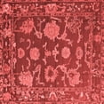 thumbnail image 1 of Ahgly Company Indoor Square Oriental Red Traditional Area Rugs, 8' Square, 1 of 4