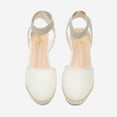thumbnail image 4 of Sandalia DREAM PAIRS AMANDA-1 Beige Blanco Cuña Tacón 5.5 cm, 4 of 6