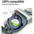 thumbnail image 2 of 10PK Compatible DYMO LetraTag Label Tape 91330(10697) Black on White 12mm Paper Labels Cassette Refill Compatible, 2 of 5