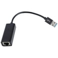 thumbnail image 1 of USB-C to Ethernet Adapter with Lightweight USB-C to RJ45 Gigabit Converter Cable for Tablet, Black, 1 of 4