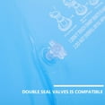 thumbnail image 2 of LEORX 2Pcs Inflatable Pool Cushion Round Blue PVC for Pool Owners, 2 of 8
