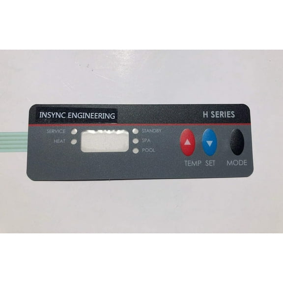 D13030 - Compatible with All Older Hayward H Series Pool Heater Replacement Control Panel Keypad Membrane Switch with Oval Buttons