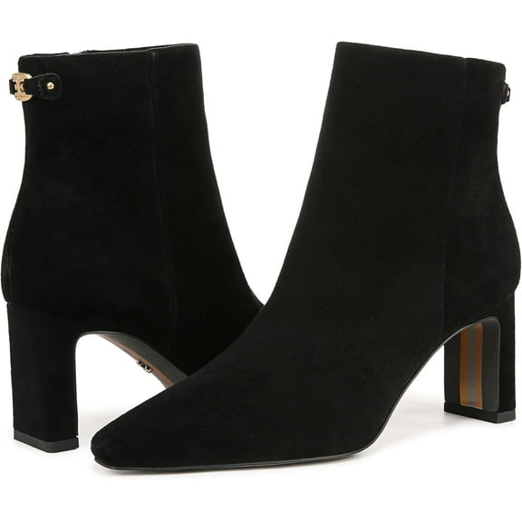 Sam Edelman Women's Saige Ankle Boot Black Suede 7.5M