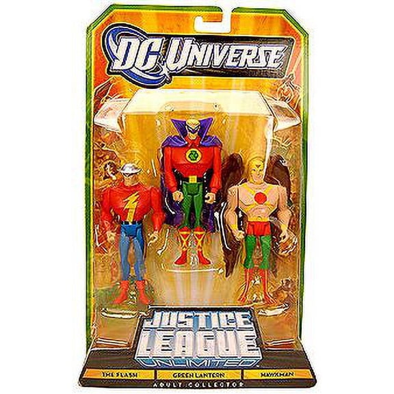 The Flash, Green Lantern & Hawkman Action Figures DC Universe