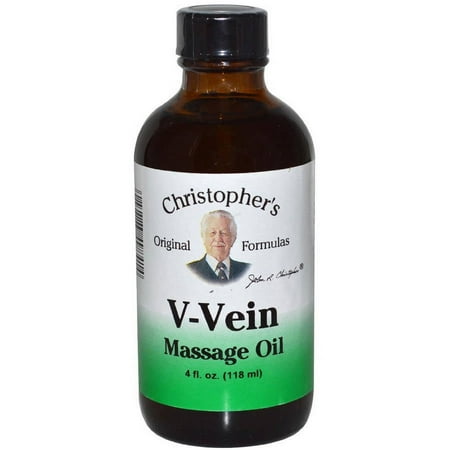 Christopher's Original Formulas V-Vein Massage Oil, 4 OZ