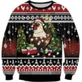 thumbnail image 2 of Lotusprinthandmade Chicken Ugly Christmas Sweater (Midweight) S-5XL Multicolor (XL), 2 of 5