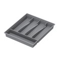 thumbnail image 1 of Bandeja organizadora para cajones de cubiertos, almacenamiento de cubiertos de plástico para cajones de cocina, soporte para cubiertos y utensilios, divisor para cucharas, tenedores, cuchillos,, 1 of 5