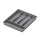 thumbnail image 1 of Bandeja organizadora para cajones de cubiertos, almacenamiento de cubiertos de plástico para cajones de cocina, soporte para cubiertos y utensilios, divisor para cucharas, tenedores, cuchillos,, 1 of 5