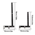 thumbnail image 4 of T-Ruler Handy Instalación Ajuste preciso Gran calidad Operación de estilo tonto Accesorios Accesorios Cuerdas Llamadas Llamadas Negro Guardurnaity OD003060-01, 4 of 7