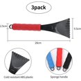 thumbnail image 3 of Raspador de hielo para automóviles de 3 piezas, raspador de hielo para automóviles, el raspador de hielo para automóviles, utilizado para la ventana trasera del parabrisas y el raspador de hielo later Afortunado Sencillez, 3 of 5