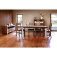 thumbnail image 4 of 61" Brown Solid Wood Cabinet Enclosed Storage Distressed TV Stand, 4 of 6