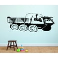 thumbnail image 1 of Custom Wall Decal : Army War Fighting Dump Truck Silhouette 16x24 Inches, 1 of 1