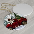 thumbnail image 3 of Red Truck Car with Dog Christmas Ornaments, Red Truck Car with Dog Ornament, Red Truck Car with Dog Christmas Décor, Red Truck Car with Dog Xmas Decorations xz4dte, 3 of 5