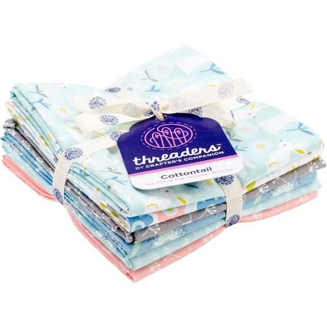 Crafter's Companion Threaders 18 "X21" Gros Quartiers 6Pcs-Cottontail