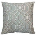 thumbnail image 1 of Frances Feather and Down Throw Pillow In Sea Jacquard Fabric, 1 of 1