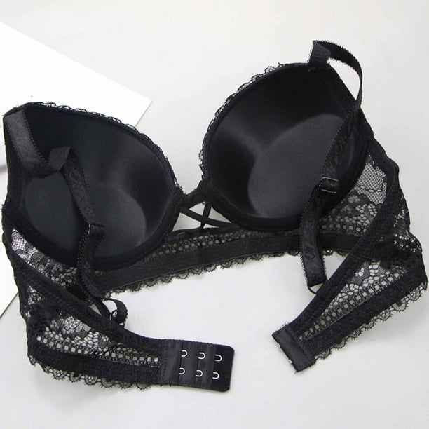 katja krasavice sex spielzeug Tnhcpk Ladies Sexy Suit Ultra-Thin Flower Pattern Underwire Thin Lace Bra  Set Chemise Nightgowns for Women Girls Underwear Girls Sleepwear Pajamas  Black XL