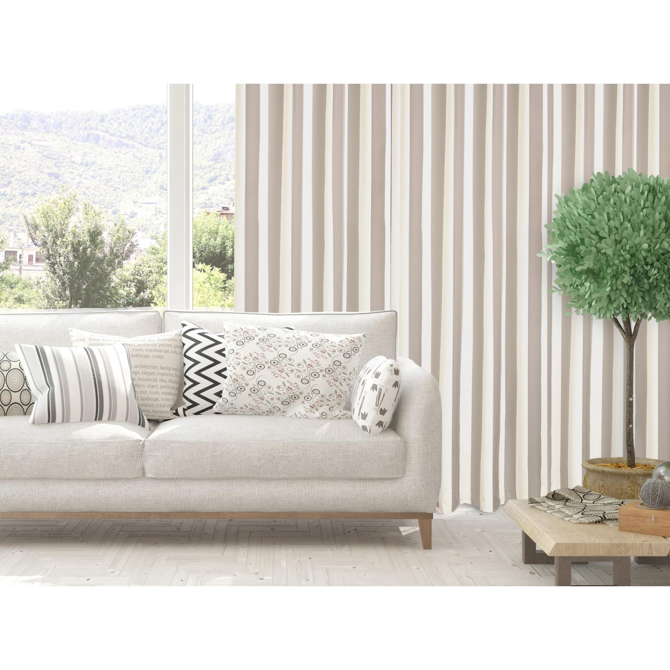 Covermates Outdoor Patio Curtain – Water‑Resistant with Grommets, 50"x84"