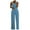 Sky Blue, variant on New Years Eve Romper Linen Blend Jumpsuit Pants Jumpsuit Women Womens Denim Rompers Jumpsuit Jumpsuit Outfit Wedding Guest Girls Interview Suit Wedding Jumpsuits for Women Lace Ripple Romper