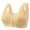 Light Yellow, variant on Women Bras Casual Button Down Breathable Top Bra Underwear No Underwire Gathering Everyday Bras