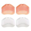 2 Pairs Set Silicone Honeycomb Ball of Foot Pads Metatarsal Pads Support